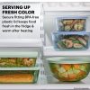 Pyrex Pyrex® Simply Store® Tinted 12-piece Storage Set with Plastic Lids, Green and Blue
