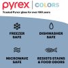 Pyrex Pyrex® Colors Sculpted Tinted 2.3-quart Mixing Bowl with Lid, Green
